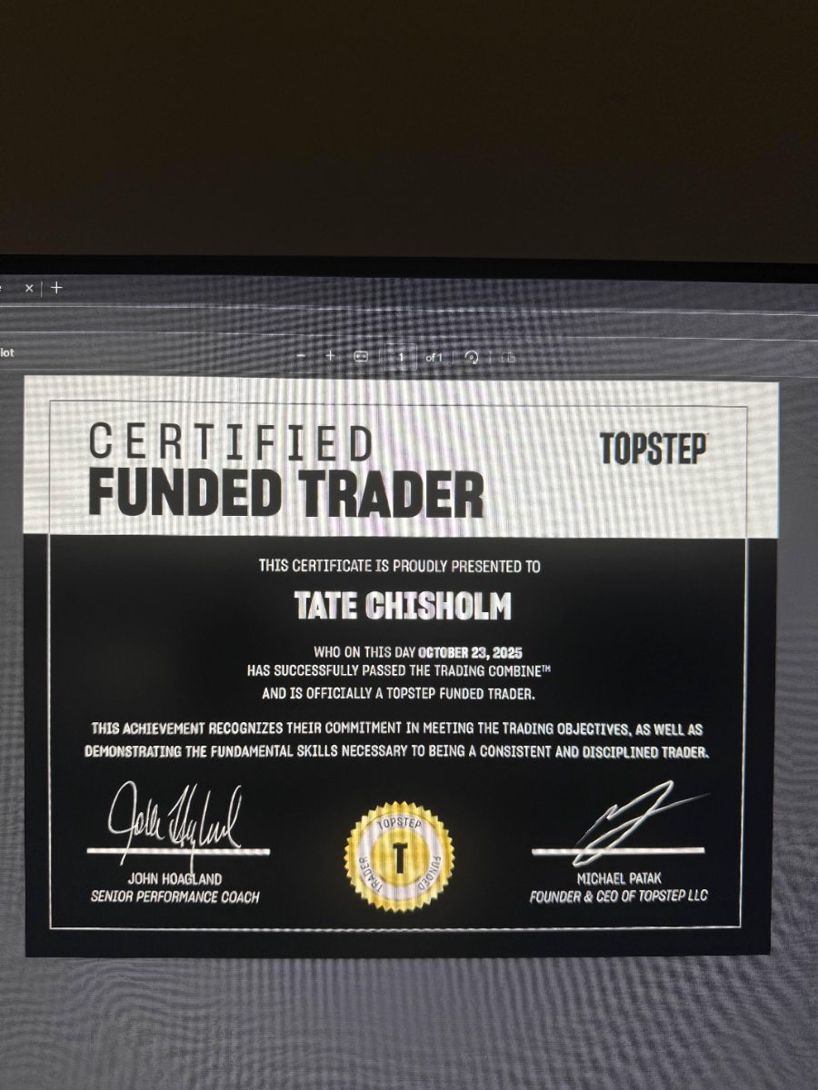 Trading result screenshot shared by tate chisholm7 in the TWJ Discord