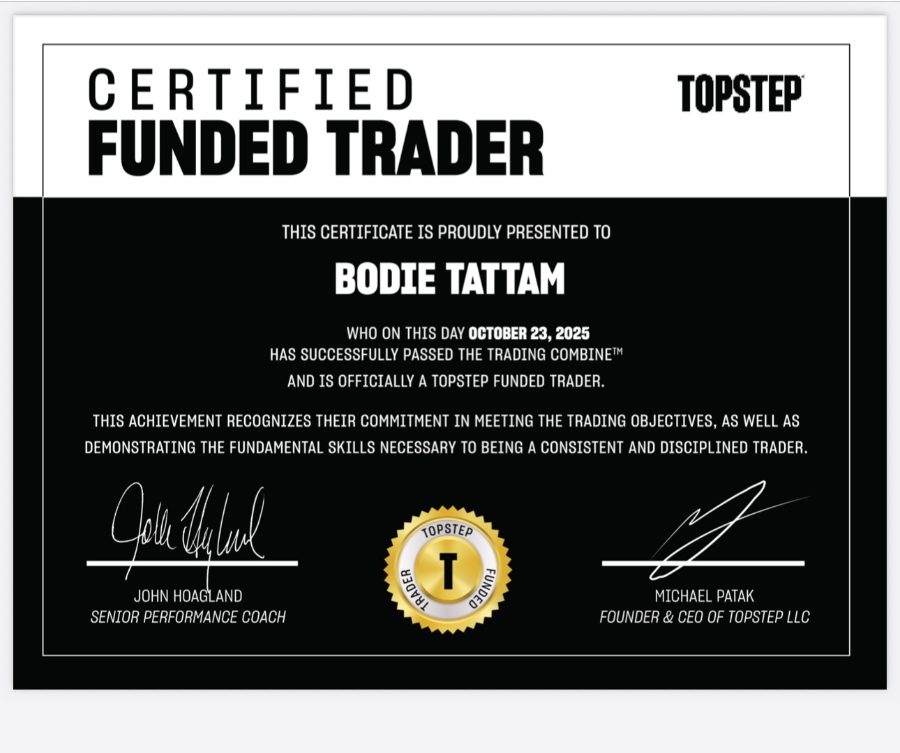 Trading result screenshot shared by BT in the TWJ Discord