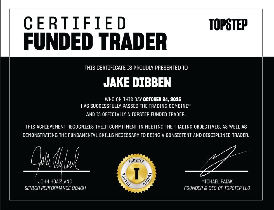 Trading result screenshot shared by Nicolai in the TWJ Discord